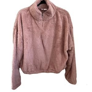 SO Junior Cropped Sherpa Top - 1X - NWT